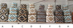 Boîtes coquillages bohèmes - Ensemble de 3 – Rangement tribal balinais fait à la main | Boîtes décoratives empilables pour étagère, salon ou entrée