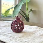 Rosh Hashana, Sukkot Pomegranate Tea Light Cover, Jewish Holiday Decor.