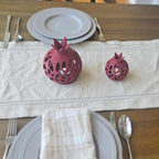 Rosh Hashana, Sukkot Pomegranate Tea Light Cover, Jewish Holiday Decor.