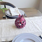 Rosh Hashana, Sukkot Pomegranate Tea Light Cover, Jewish Holiday Decor.