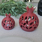 Rosh Hashana, Sukkot Pomegranate Tea Light Cover, Jewish Holiday Decor.