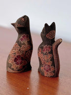 Décor d'ornement en bois sculpté à la main, fabriqué à Bali, Indonésie, art populaire, vendu à l'unité.