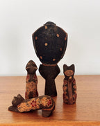 Décor d'ornement en bois sculpté à la main, fabriqué à Bali, Indonésie, art populaire, vendu à l'unité.