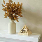 Passover Centerpiece- Pyramid Tea Light  Cover with Desert Scene