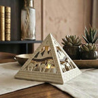 Passover Centerpiece- Pyramid Tea Light  Cover with Desert Scene