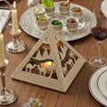 Passover Centerpiece- Pyramid Tea Light  Cover with Desert Scene