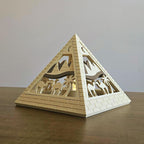 Passover Centerpiece- Pyramid Tea Light  Cover with Desert Scene