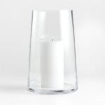 Alder Glass Hurricane Candle Holder 14"