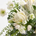 Faux Artichoke Flower Bouquet 16" - Image 2