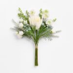 Faux Artichoke Flower Bouquet 16" - Image 3